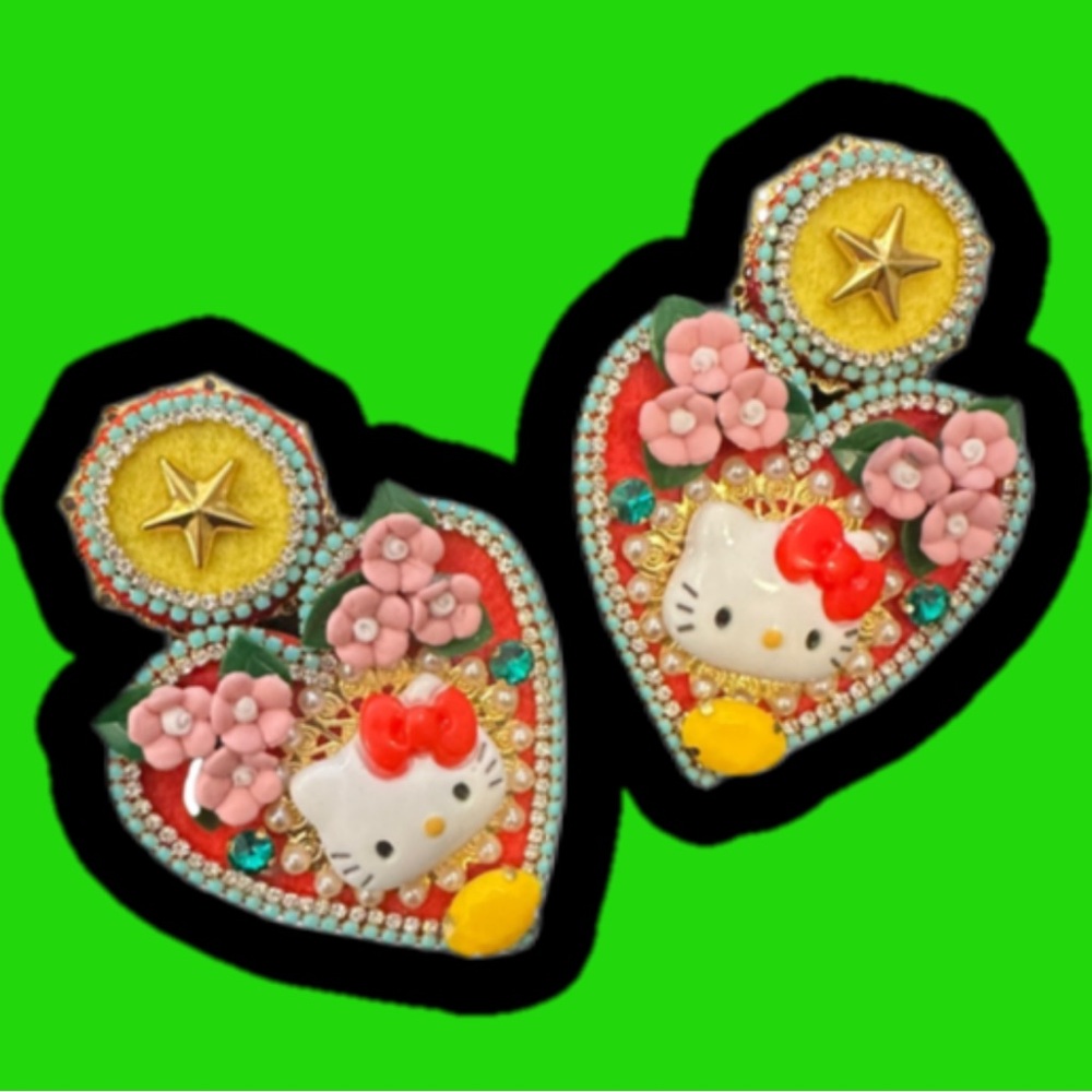 Couture Earrings - Hello Kitty, Meow Meow